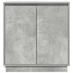 vidaXL Buffet Gris béton 71 x 34.5 x 75 cm Bois d'ingénierie