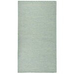 vidaXL Tapis à tissage plat d'extérieur 80x150 cm Turquoise