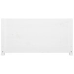 vidaXL Lit de jour sans matelas blanc 90x200 cm bois de pin massif