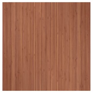 vidaXL Tapis rectangulaire marron 100x100 cm bambou