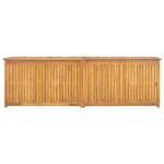 vidaXL Boîte de jardin 175x50x55 cm Bois massif de teck