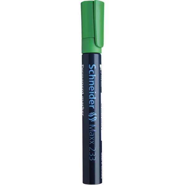 Marqueur permanent Aluminium Maxx 233 Pte Biseau 1-5 mm Vert SCHNEIDER
