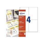 Boîte de 50 pochettes badges format A6 avec inserts AVERY