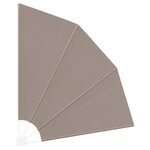 vidaXL Écran de confidentialité pour balcon Taupe 140 x 140 cm tissu