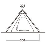 Easy Camp Tente Bolide 400 4 places Rouge