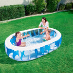 Bestway Piscine ovale 229 x 152 x 51 cm
