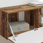 vidaXL Meuble TV mural Bois Ancien 60 x 31 x 29.5 cm Bois d'ingénierie