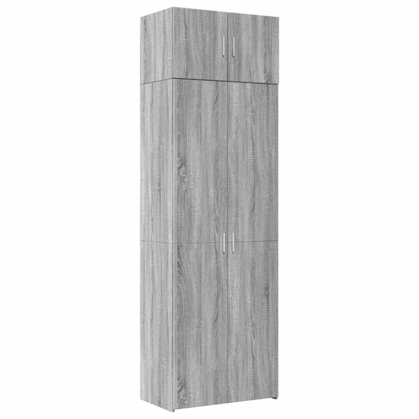 vidaXL Armoire de rangement sonoma gris 70x42 5x225 cm