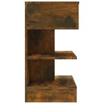 vidaXL Tables de chevet 2 Pièces chêne fumé 40x35x65 cm bois d’ingénierie