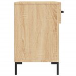 vidaXL Banc à chaussures chêne sonoma 102x35x55 cm bois d'ingénierie