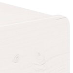 vidaXL Table de chevet avec tiroir 2 Pièces Blanc 44 x 32 5 x 40 cm
