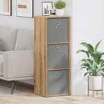 vidaXL Buffet Chêne artisanal 35 x 32 x 99 5 cm