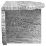 vidaXL Étagère Murale Gris Sonoma 38 x 19 x 19 cm Bois d'ingénierie