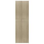 vidaXL Armoire de bureau Chêne sonoma 60x32x190 cm Bois d'ingénierie
