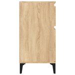 vidaXL Table de chevet chêne sonoma 40x35x70 cm