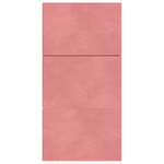 vidaXL Canapé-lit pliable 100 x 67 x 45 cm Rose