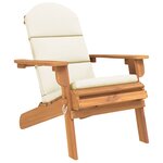 vidaXL Ensemble de salon de jardin Adirondack 3 Pièces bois acacia solide