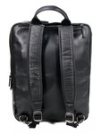 Sac ordinateur Attitude 2 en 1 en cuir - 15 pouces - KATANA - L40.0 x H31.0 x P13.0 cm - 81616-Noir