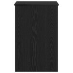 Bureau vidaXL Noir Chêne 100x50x76 cm Bois d'ingénierie