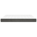 vidaXL Matelas de lit à ressorts ensachés fermeté moyenne 152x203x20 cm velours