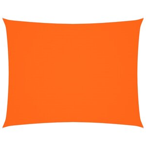 vidaXL Voile de parasol tissu oxford rectangulaire 3 5x4 5 m orange