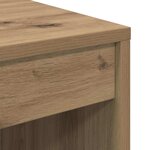 vidaXL Bureau chêne artisanal 100 x 40 x 76 cm Bois d'ingénierie