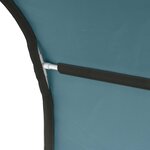 vidaXL Tunnel de lit 2 pc Bleu clair Polyester