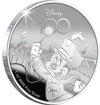 Pièce de monnaie en Argent 5 Dollars g 31.1 (1 oz) Millésime 2023 Disney 100 Magical Years MICKEY MOUSE