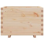 vidaXL Jardinière 70x70x49 5 cm bois de pin massif