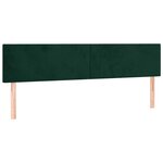 vidaXL Cadre de lit sans matelas vert foncé 120x190 cm velours