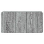 vidaXL Cabinet de chevet mural Sonoma gris 49 x 34 5 x 24 cm
