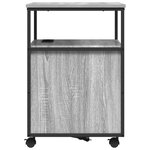 vidaXL Cabinet de Bureau Sonoma gris 60 x 46 x 67 cm Bois d'ingénierie