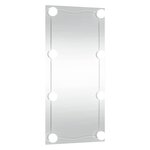 vidaXL Miroir mural avec lumières LED 30x60 cm verre rectangulaire