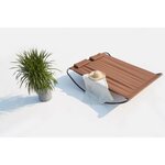 L'Aquila : lit de jardin et transat à bascule 2 personnes