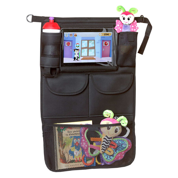 Yrda Organisateur de voiture avec support de tablette Noir