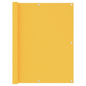 vidaXL Écran de balcon Jaune 120x600 cm Tissu Oxford