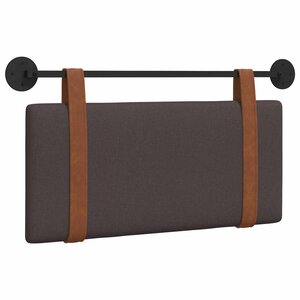 vidaXL Tête de lit suspendue Marron foncé PU antique