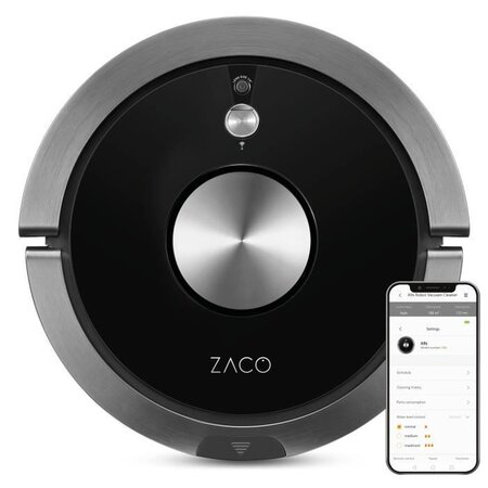 ZACO 501737 Robot Aspirateur Laveur A9s - Autonomie 120min - Réservoir 300ml - Puissance 22W