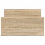 vidaXL Cadre de lit sans matelas chêne sonoma 90x190 cm