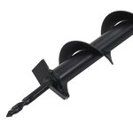 vidaXL Jeu de perceuse de sol à tarière Acier