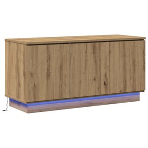vidaXL Meuble TV 100 x 38 x 49 cm Chêne artisanal Bois d'ingénierie