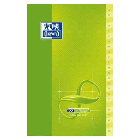 carnet répertoire 'Infinium' 110 x 170 mm quadrillé 96 p 90g indéchirable OXFORD