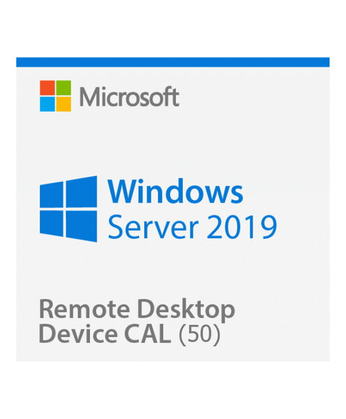 Microsoft Windows Server 2019 Remote Desktop Services (RDS) 50 device connections CAL - Clé licence à télécharger