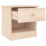 vidaXL Table de chevet ALTA 41x35x41 cm bois de pin massif
