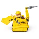 Spin Master 6069057 - La Pat Patrouille Véhicule de chantier avec la figurine de Rubble