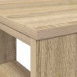 vidaXL Bureau Chêne sonoma 90 x 50 x 75 cm Bois d'ingénierie
