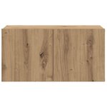 vidaXL Meuble TV 2 Pièces Marron 60 x 30 x 30 cm Bois d'ingénierie