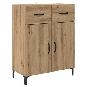 vidaXL Buffet chêne artisanal 34 x 69.5 x 90 cm Bois d'ingénierie