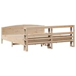 vidaXL Cadre de lit sans matelas 180x200 cm bois massif de pin