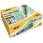 Marqueur Permanent MARKING ONYX 1481 Pointe Biseau 2 7 à 6 2 mm Rouge x 12 BIC